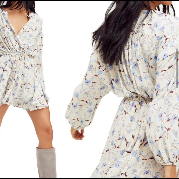 Free people flower fields mini dress - Picture 5 of 9